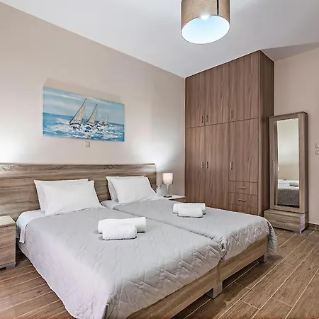 Two Side By Side With 2 Privates Pools * Roúpai